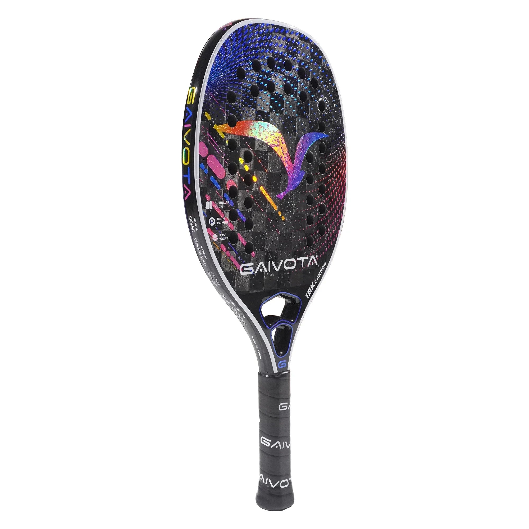 GAIVOTA 2025 300g leichtes Beach-Tennisschläger aus 18K Carbonfaser, geeignet für fortgeschrittene Anfänger und Profis