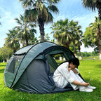 5-8 Personen Schnellaufbau-Wurfzelt wasserdichtes Campingbootzelt Outdoor-Zelt vollautomatisch Pop-Up