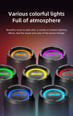 ZEALOT-S76 50W Tragbarer Super-Subwoofer Tragbarer Lautsprecher für Zuhause und Outdoor, wasserdichte Säule, Bluetooth-Lautsprecher, Soundbox
