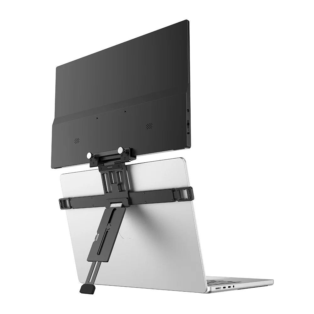 UPERFECT UStand Air Floating Stacked Portable Monitor Stand for Flexible Dual-Screen Setup Adjustable Aluminum Clamp For Laptop Hauptbild