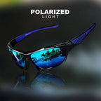 Fashion-Sportsonnenbrille polarisiert UV-Schutz personalisierte Brille runder Rahmen Metall Herren- und Damen-UV400-Brille