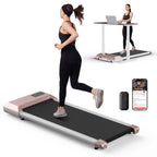 300lbs Laufband für Zuhause 2.5HP Laufbänder Walking Pad LCD Digitalanzeige 2in1 Walking Running Fitnessgerät