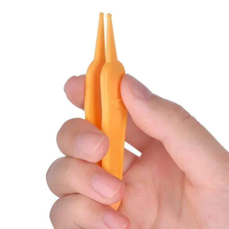 Pinzetten Reinigungszange Baby Plastikpinzette Nasenreiniger Werkzeug Kleinkind Nasenhöhlenpflege Babyartikel Kindersicherheit
