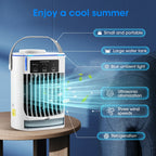 Mini-Klimaanlage Luftkühler Ventilator Tragbarer Wasserkühlungsventilator Mobile Klimaanlage für Zimmer, Büro, Autos