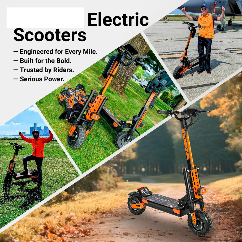 VREOM - VZ37 Elektroroller - 6000W Motor 60V30AH Akku Hochleistungs-E-Scooter - 70km/h Geschwindigkeit 11" Vakuumreifen - Faltbarer E-Scooter
