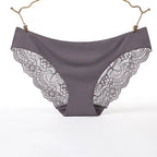 Damen Spitzenhöschen Sexy Transparenter Slip Niedriger Bund Baumwollzwickel Slips Übergröße Damenunterwäsche Dessous Neu Heißer Verkauf