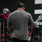 SILVERBACK Lockeres Herren-Baumwoll-T-Shirt Sommer Gym Fitness Rundhals Kurzarm Laufshirts Legere Premium Sportbekleidung