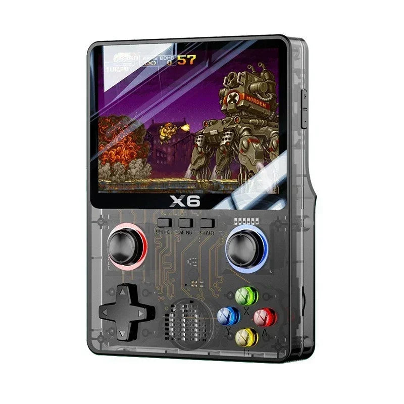 Retro Handheld-Spielkonsole 3,5 Zoll IPS-Bildschirm Dual 3D Joystick 11 Simulatoren GBA Videospiel-Player 10000+ Spiele als Geschenk für Kinder