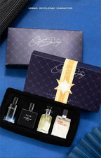 Luxusmarkenparfüm Herren Köln 100ml Parfums Homme Geschenkbox 4-teiliges Set Parfums Masculinos Natürlicher blumiger fruchtiger Duft Spray