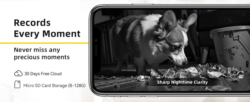 BoyKeep 3MP 5G/2.4GHz WiFi Indoor-Überwachungskamera Smart Babyphone IP-Kamera mit automatischer Verfolgung und 24/7 Videoüberwachung
