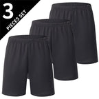 3-teiliger Herren-Sportanzug, schnelltrocknend, mit Farbverlauf, Freizeit-Sport, Laufen, kurze Ärmel, bequeme Sonnencreme, Hose, Joker-Shorts