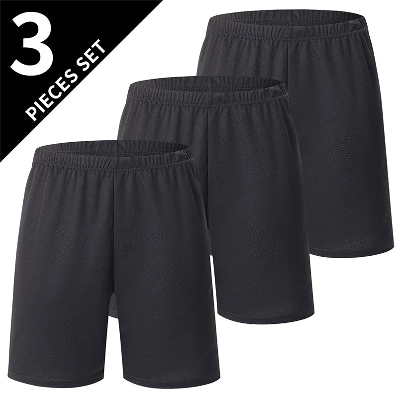 3-teiliger Herren-Sportanzug, schnelltrocknend, mit Farbverlauf, Freizeit-Sport, Laufen, kurze Ärmel, bequeme Sonnencreme, Hose, Joker-Shorts