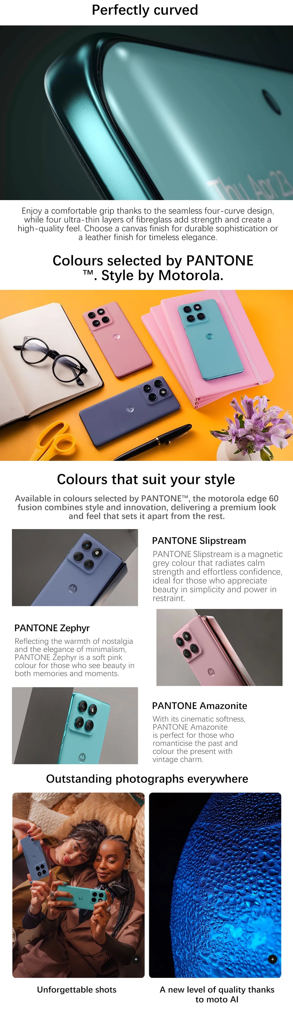 Global ROM Lenovo moto edge 60s motorola edge 60s MTK Dimensity 7400 6.7 Zoll Display NFC CN Version Motorola edge 60 fusion