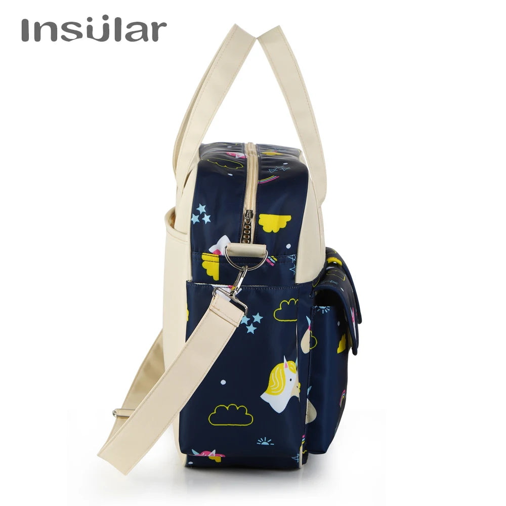 Neue Art Wasserdichte Wickeltasche Große Kapazität Umhängetasche Reisetasche Multifunktionale Mutterschafts Mutter Baby Kinderwagentaschen