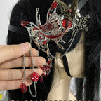 Anime Heaven Officials Blessing Tian Guan Ci Fu Hua Cheng Cosplay Schlafbrille Augenklappe Schmetterlings-Augenmaske Schmuck Accessoire Requisite