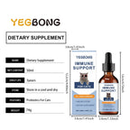 Yegbong 50ml Katzenvitamin-Nahrungsergänzungsmittel Tägliche Pflege zur Unterstützung der Ernährung, Förderung des Wachstums und Unterstützung der Genesung von Katzen, Vitaminpflegetropfen