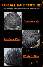 Deep Wave Control Pomade 360 Biotin Sport Starker Halt Wellen Haargel mit Bürste Wellenhaaröl Shampoo Spülung Stylingpflege
