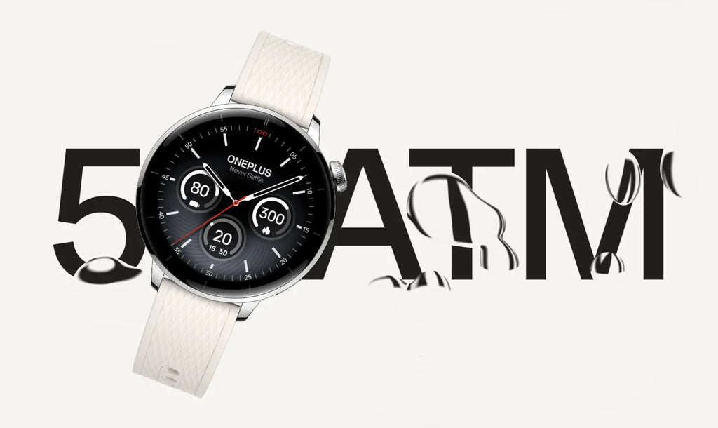 Globale Version OnePlus Watch 3 43mm Smartwatch 1.32 Zoll AMOLED Display Bis zu 60 Stunden Akkulaufzeit Wear OS by Google GPS NFC