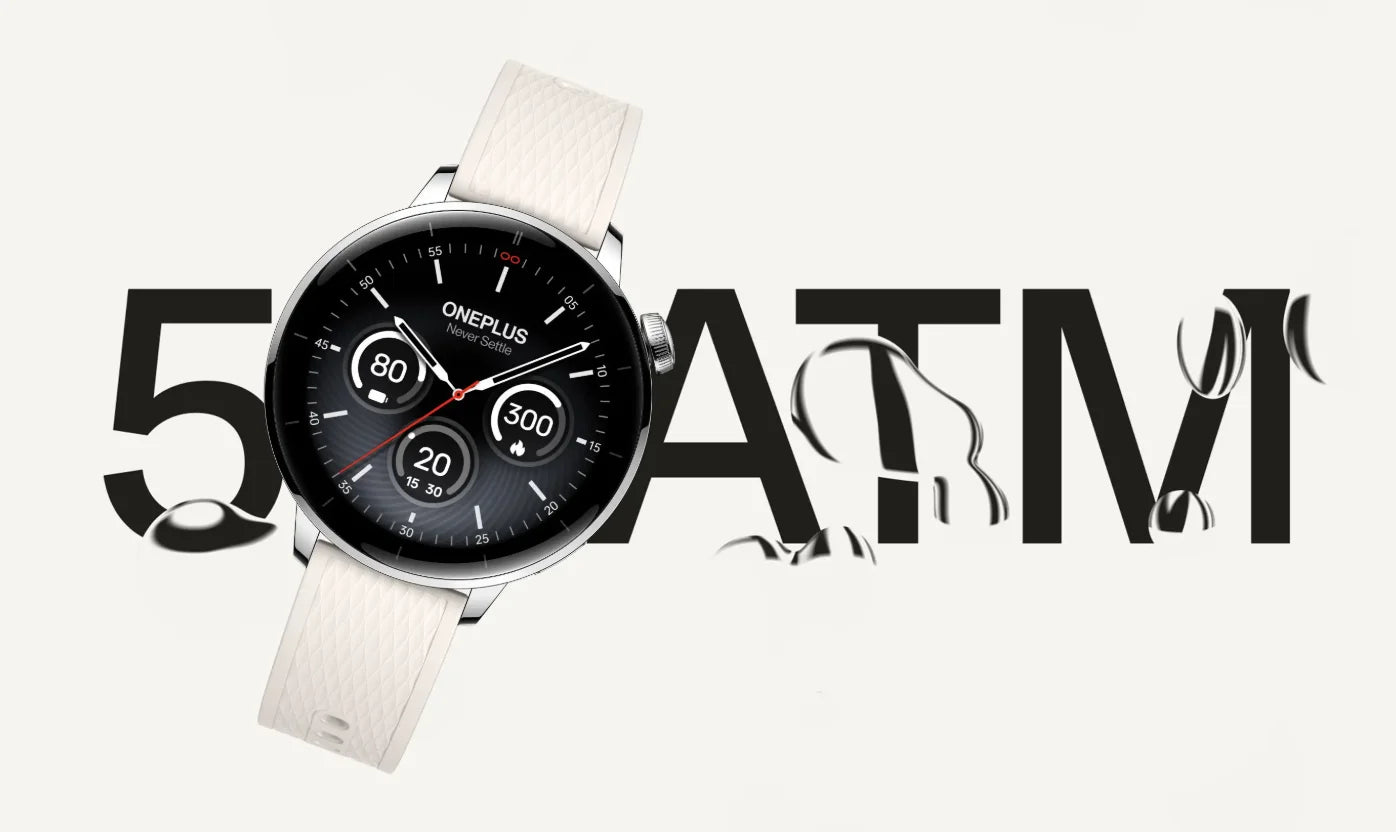 Globale Version OnePlus Watch 3 43mm Smartwatch 1.32 Zoll AMOLED Display Bis zu 60 Stunden Akkulaufzeit Wear OS by Google GPS NFC