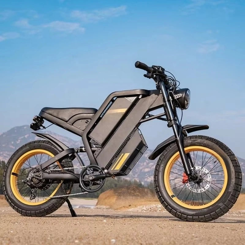 DELL  Ein 60V 40Ah elektrisches Offroad-Motorrad mit einer Reichweite von 400 Kilometern.