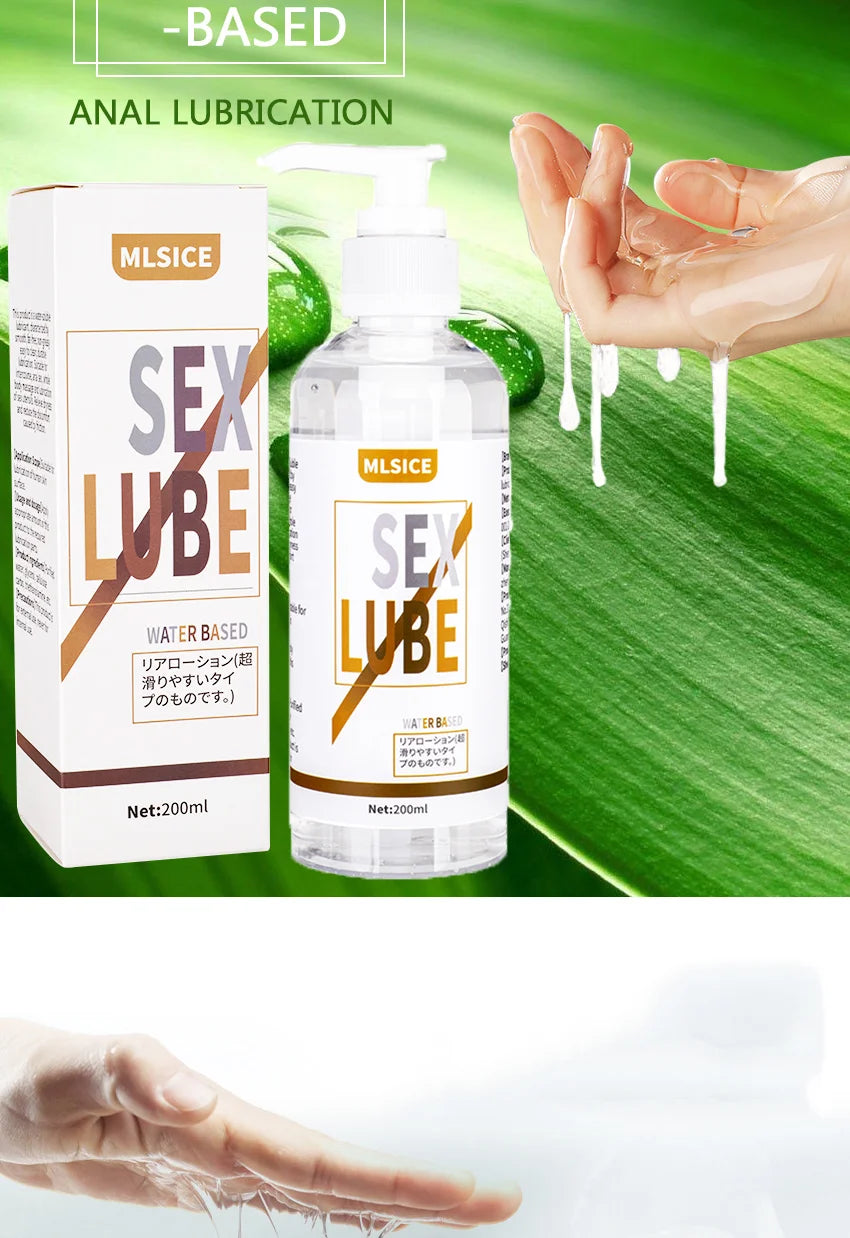 200 ml Gleitmittel für Sex Sperma-Gleitmittel Vagina Mann Analsex Schwul Persönliche Gleitmittel Intim Sexuelles Gleitgel auf Wasserbasis Erotikshop