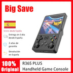 Tragbare Spielkonsole R36S Plus, 64-Bit Linux-System, 4,0 Zoll IPS-Bildschirm, Handheld-Taschen-Videospieler mit RK3326 Chip