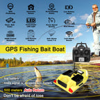 Modernes GPS-Futterboot mit 3 Köderbehältern, 12000mAh kabelloses Futterboot mit automatischer Rückkehrfunktion, verschiedene Stile