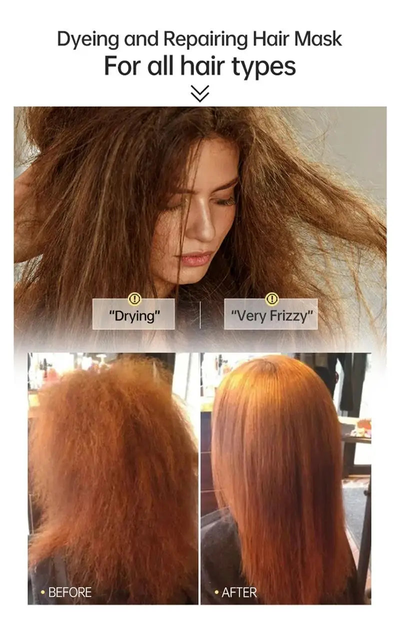 Magische Haarmaske Kollagen Keratin 5 Sekunden Reparatur Geschädigtes Frizziges Haar Glatt Tiefenwirksame Feuchtigkeitspflege Nährendes Haarpflegeprodukt