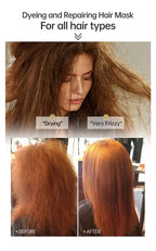 Magische Haarmaske Kollagen Keratin 5 Sekunden Reparatur Geschädigtes Frizziges Haar Glatt Tiefenwirksame Feuchtigkeitspflege Nährendes Haarpflegeprodukt