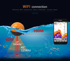 Erchang F68 WIFI Fischfinder 100M Drahtloser Fischfinder Echolot Detektor Angeln für See und Meer IOS& Android