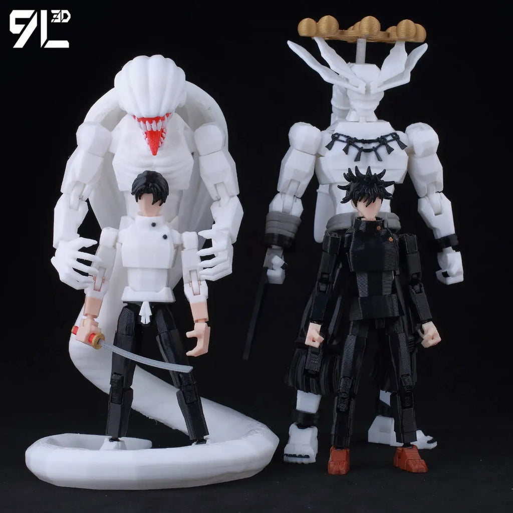 9L3D Lucky13 Gojo Sukuna Jujutsu Fushiguro Toji Gojo Satoru Actionfigur Dummy13 T13 Mehrgelenkige Sammlerstücke Titan13