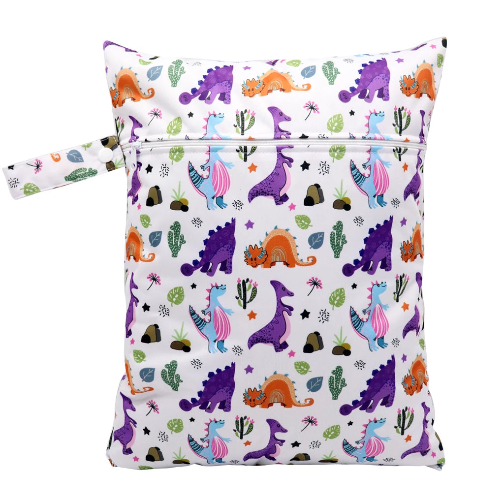 Wasserdichte Wickeltasche Windeltasche Mama Baby Umstandstasche Waschbare Reißverschluss Windel-Organizer Trockenbeutel Reisetragetasche 30x40cm