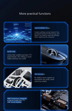 MCHOSE L7 Ultra+ Medium Large Hand Mouse Game E-Sports Paw3950 Wireless Three Mode Lightweight Office Dual-Drive Computer Mouse