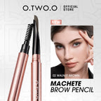 O.TWO.O Machete Augenbrauenstift Wasserfest Natürlich Langanhaltend Glatt Füllbar Verblendbar Hochpigmentiert Augenbrauenstift Augen-Make-up