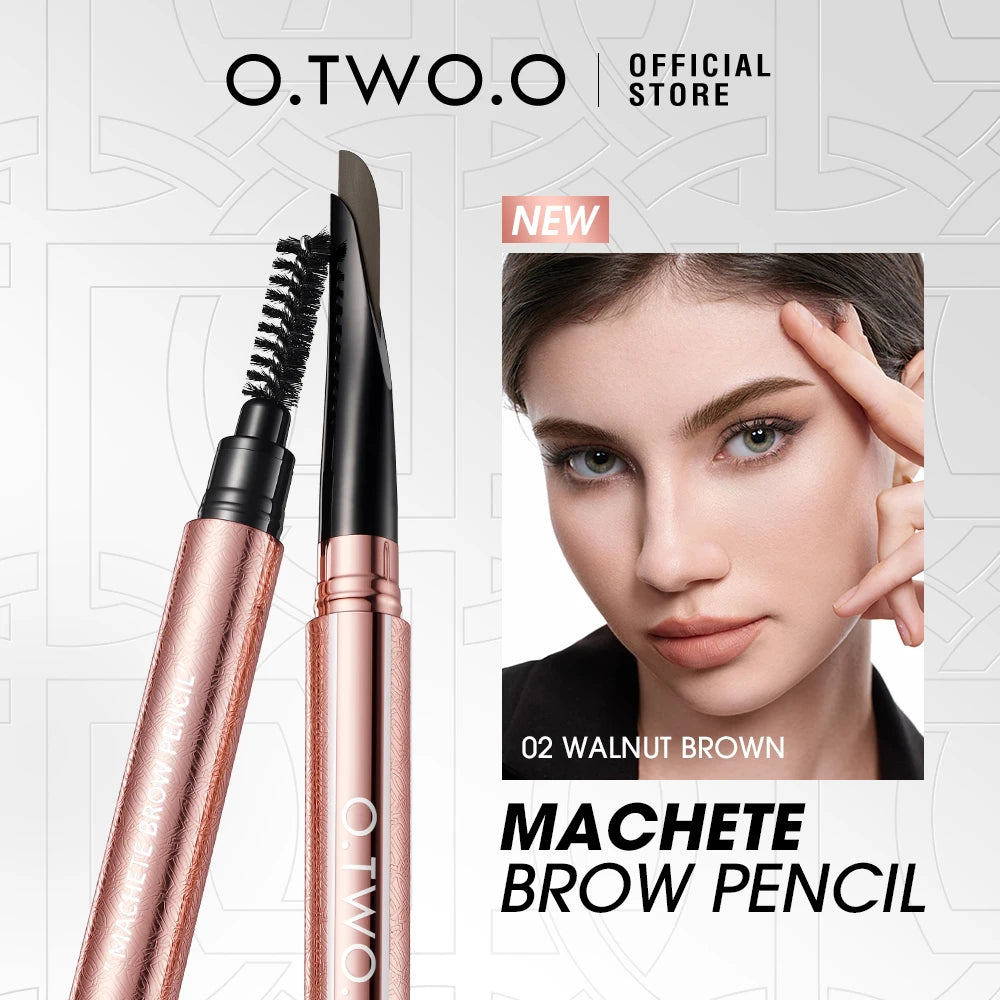 O.TWO.O Machete Augenbrauenstift Wasserfest Natürlich Langanhaltend Glatt Füllbar Verblendbar Hochpigmentiert Augenbrauenstift Augen-Make-up