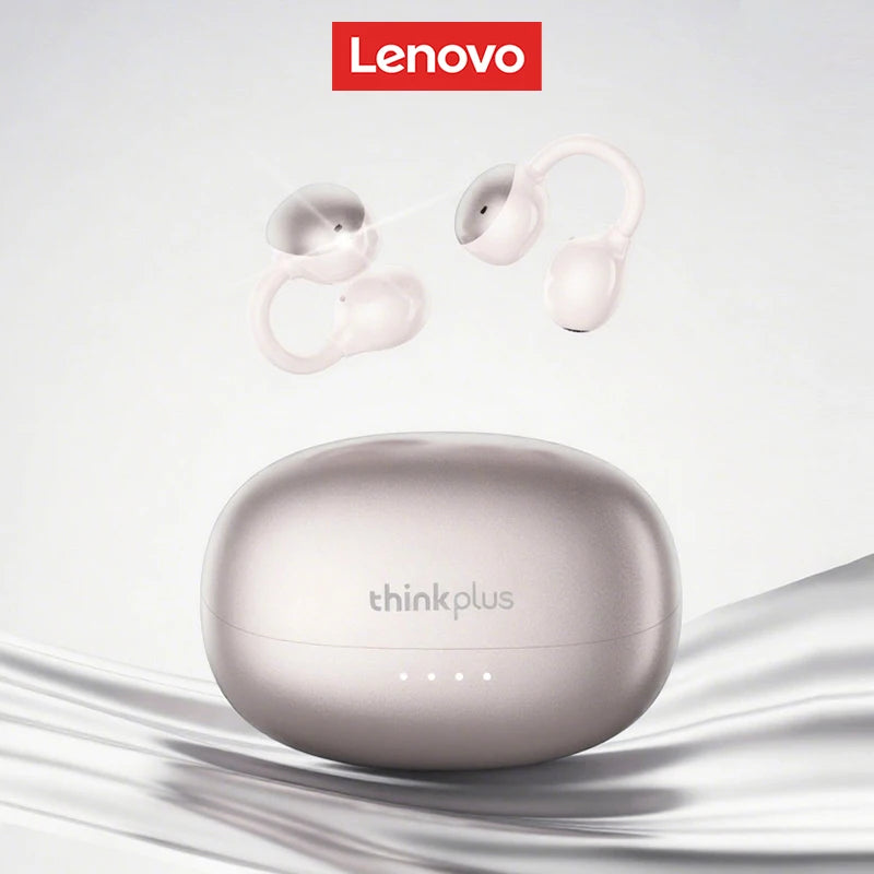 Lenovo LK6 Over-Ear Kabellose Bluetooth 5.4 Kopfhörer Klangqualität Rauschunterdrückung Ohrclip-Kopfhörer Lange Ausdauer Headsets