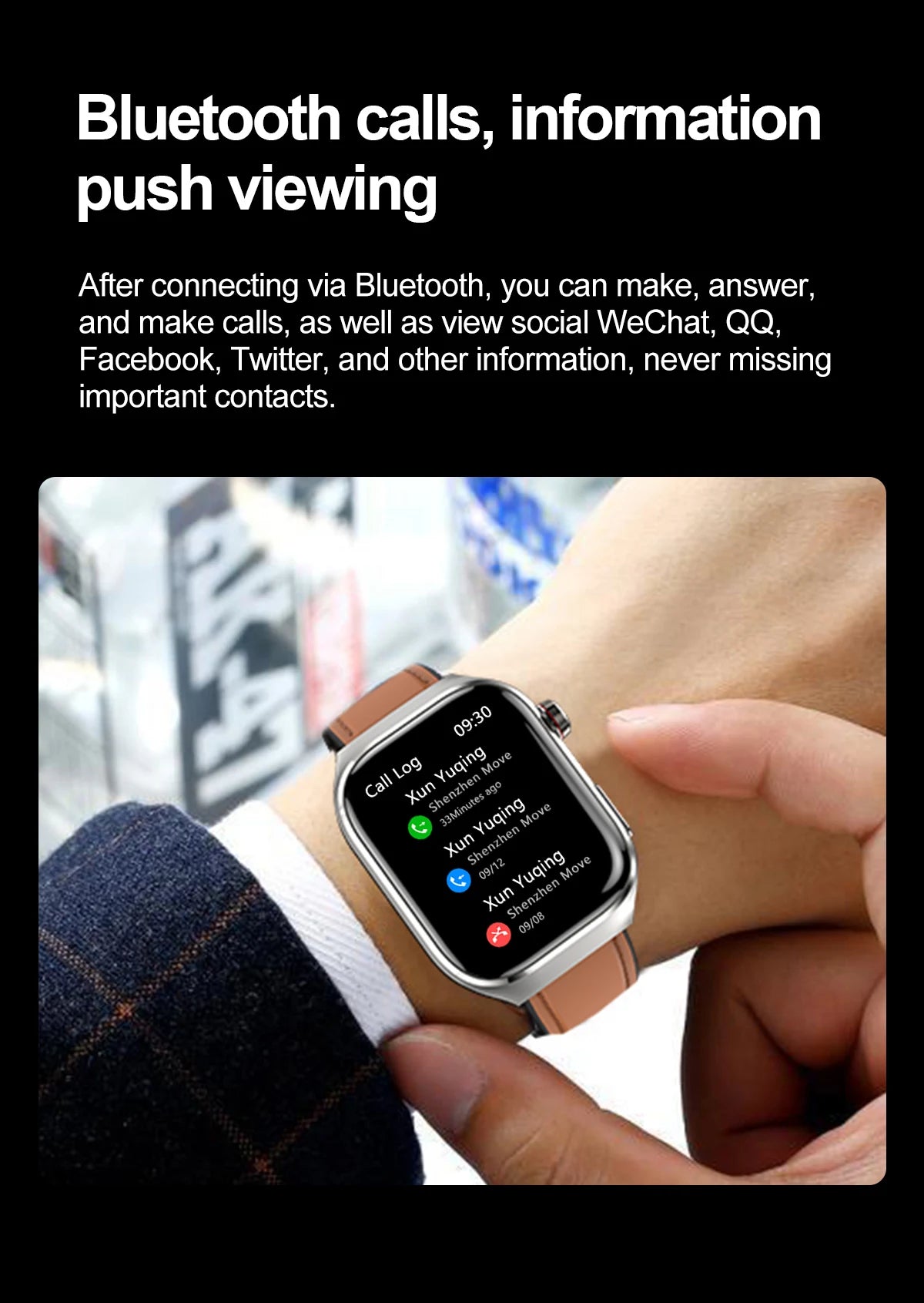 2026 Neue Pflegegrad-Harnsäure-Blutfettwerte Smartwatch Herren EKG+PPG Blutdruck Herzfrequenz Bluetooth Anruf Gesundheits-Smartwatch