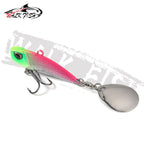 WALK FISH 7g 11g 15g 21g Spinnerbait Metall VIB Angelköder rotierender Schwanz Vibration Pailletten Japan Wobbler Trollingköder Pesca
