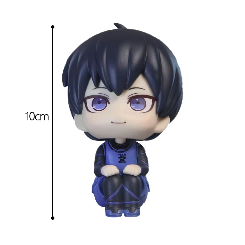 BLUE LOCK Actionfiguren Isagi Yoichi Bachira Meguru Anime Figur Q-Version Figur Sammelmodell Kinderspielzeug Puppen Geschenke