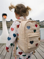 2025 Neues Design Cartoon Kinderrucksack Tierstickerei Muster Schultasche Jungen Mädchen Kleinkind Kindergarten Kinderrucksack