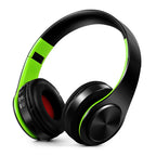 Herren Geschenk Gold Wireless Kopfhörer Bluetooth Kopfhörer Stereo Headset Spiel mit eingebautem Mikrofon, universell für Android und iOS