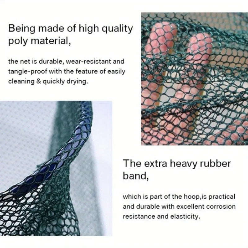 1 Ultra-lightweight Foldable Fishing Net 1.5 Rice - 2.1 Durable Aluminum Alloy Telescopic Handle Portable Fishing Net Outdoor Fi