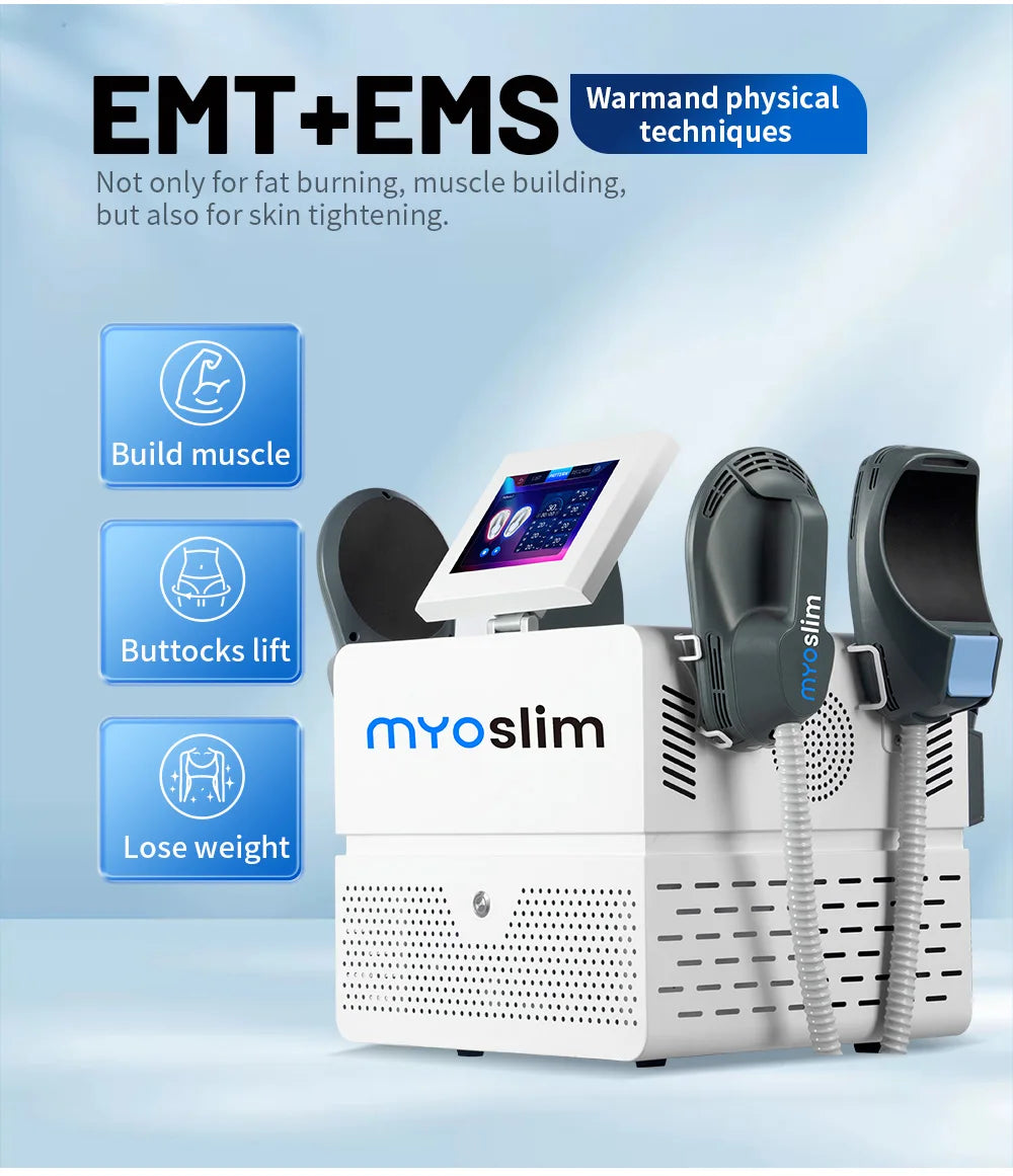 Neuestes Myoslim Neo RF EMS Body Sculpting Po-Lift EMS Gerät 6500W HI-EMT Muskelstimulator Körperformungs-Massagegerät