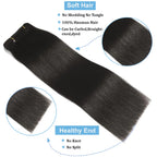8 Stück Clip In Echthaar Extensions 100% Echthaar Clip In Natürliche Haarverlängerungen Glatte Haarteile 14-26 Zoll Remy Haar