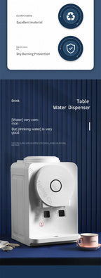 Tisch-Wasserspender Kleiner Haushaltsautomatischer Intelligenter Neuer Heizungs-Mini-Desktop für Büro und Wohnheim
