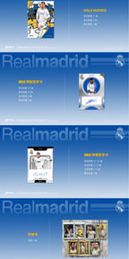 Original 2025 DAKA Real Madrid Star Cards Sammelbox Limitierte Auflage Nummerierte Unterschrift Must-have für Fans und Sammler