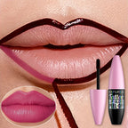 7 Farben Wasserdichtes Lip Tint zum Abziehen Lipliner Tattoo Lipgloss Lang Anhaltend Matt Rosa Rot Braun Kontur Make-up Lippenflecken Geschenk