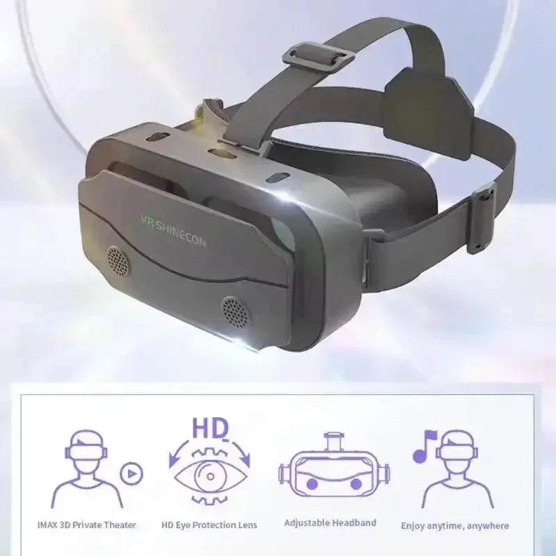 VR Brille 3D Virtual Reality Headset Geräte Helm Linsen Goggles Smart Für Smartphones Handy Mobil Spiel Viar Viewer Set