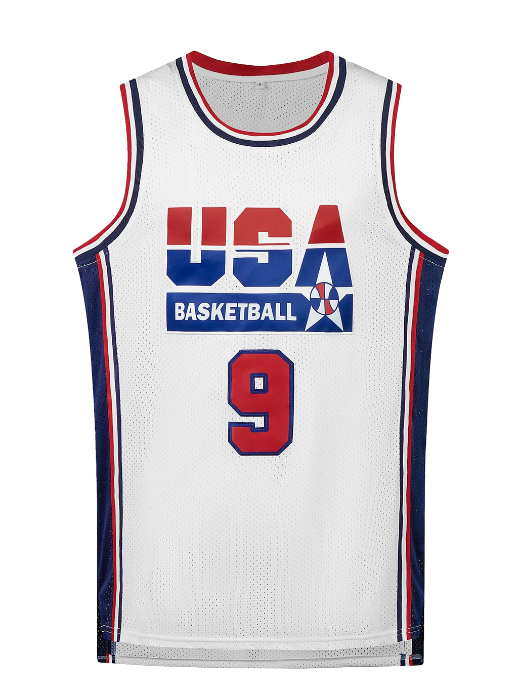Herren besticktes #9 Basketball-Trikot, atmungsaktive Sportbekleidung, ärmellose Trainingsuniform, Team-Weste, Tops im neuen Design