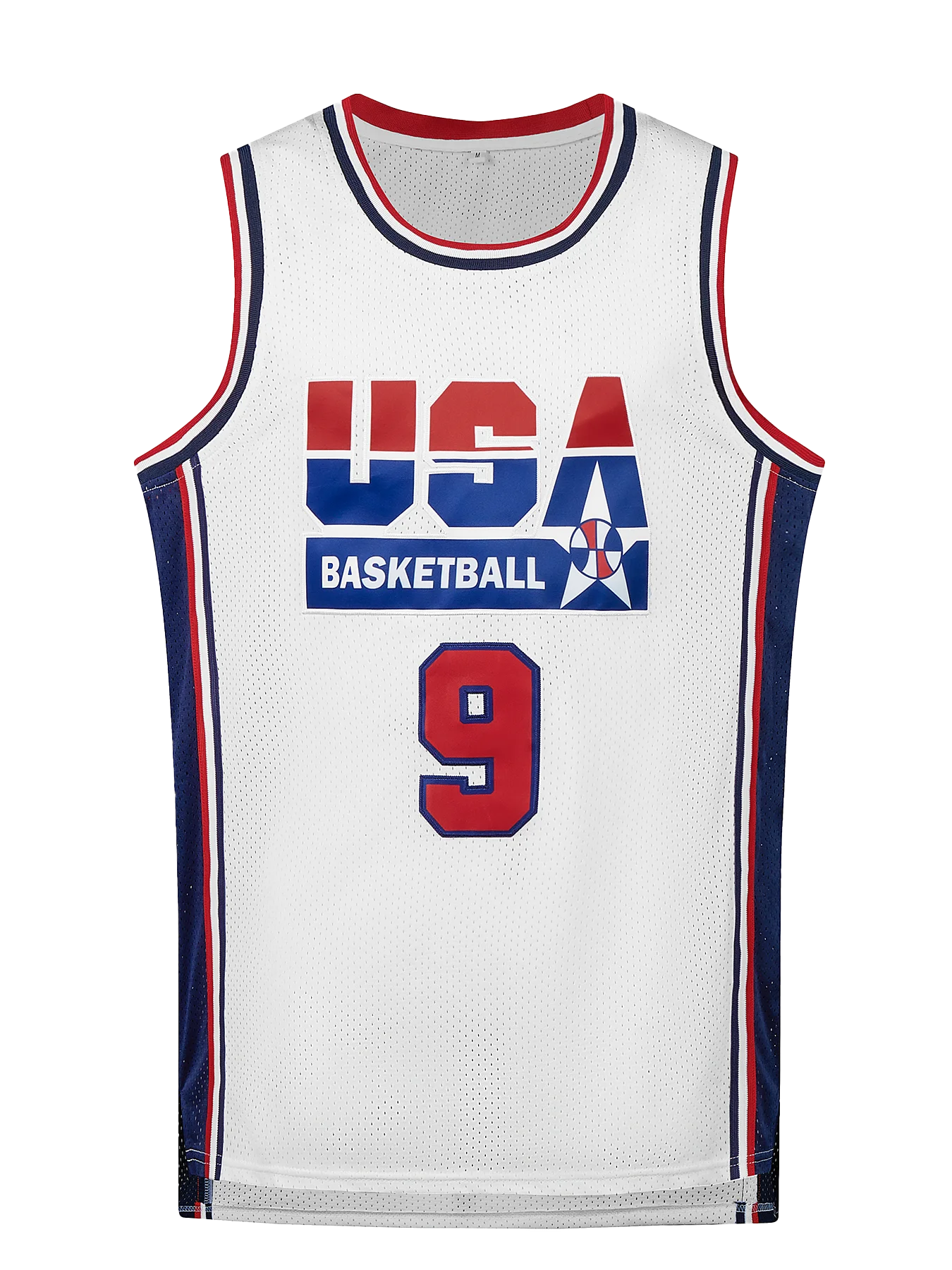 Herren besticktes #9 Basketball-Trikot, atmungsaktive Sportbekleidung, ärmellose Trainingsuniform, Team-Weste, Tops im neuen Design